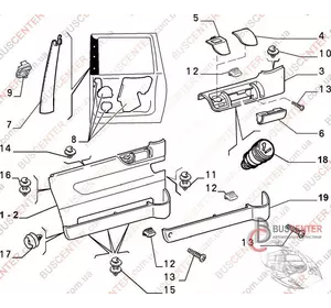 Обшивка двери боковой сдвижной левой (карта/ панель) Fiat Ulysse 1476391799 Обшивка двери боковой сдвижной левой (карта/ панель) Fiat Ulysse 1476391799