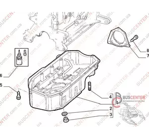 Сальник коленвала задний Fiat Ducato 71718365 199191 Сальник коленвала задний Fiat Ducato 71718365 199191