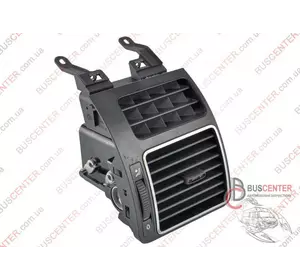 Дефлектор воздушный торпеды правый с накладкой (черный) Volkswagen Touran 1T0819704E Дефлектор воздушный торпеды правый с накладкой (черный) Volkswagen Touran 1T0819704E