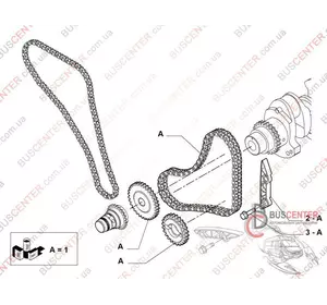 Комплект для замены ГРМ нижний Iveco Daily 504161356 KTC1055 Комплект для замены ГРМ нижний Iveco Daily 504161356 KTC1055