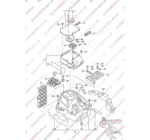 Блок предохранителей (корпус) Volkswagen Transporter 7E0937617A 7E0 937 617 A Блок предохранителей (корпус) Volkswagen Transporter 7E0937617A 7E0 937 617 A