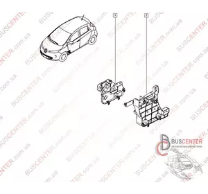 Кронштейн крепления проводки Renault Zoe 242304851R Кронштейн крепления проводки Renault Zoe 242304851R