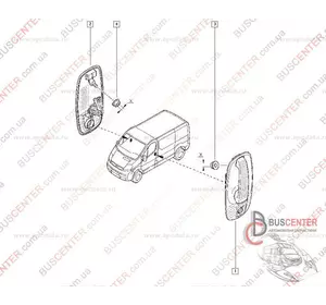 Ручка двери передней левой/ правой, задней распашной наружная Renault Trafic 8200170514 KL 572RH Ручка двери передней левой/ правой, задней распашной наружная Renault Trafic 8200170514 KL 572RH
