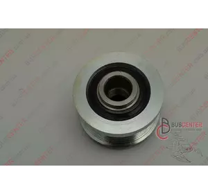 Шкив генератора демпферный 6 ручейковый Fiat Ducato 77363468 XM117 Шкив генератора демпферный 6 ручейковый Fiat Ducato 77363468 XM117