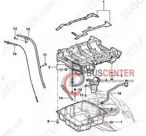Поддон масляный (предподдон "EURO 5") Ford Transit BK2Q6U004AA Поддон масляный (предподдон "EURO 5") Ford Transit BK2Q6U004AA
