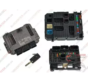 Электронный блок управления (ЭБУ) (комплект) Fiat Scudo 9663786880 0281012982 Электронный блок управления (ЭБУ) (комплект) Fiat Scudo 9663786880 0281012982