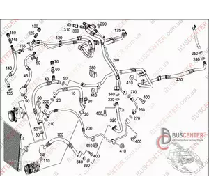 Трубка кондиционера Mercedes Sprinter 2E0820721H A9068300215 Трубка кондиционера Mercedes Sprinter 2E0820721H A9068300215
