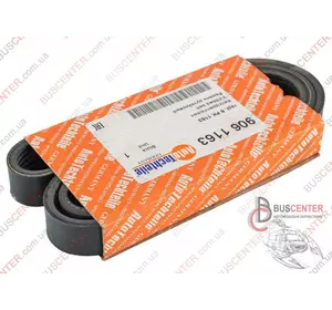 Ремень ручейковый 6 PK 1163 Ford Transit 96236847 906 1163 Ремень ручейковый 6 PK 1163 Ford Transit 96236847 906 1163