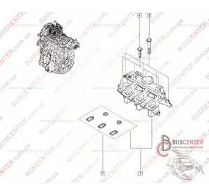 Комплект прокладок клапанной крышки Renault Master 7701479111 472.040 Комплект прокладок клапанной крышки Renault Master 7701479111 472.040