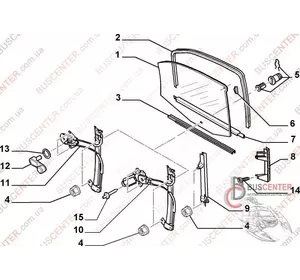 Направляющая стекла двери передней правой (желобок) Fiat Scudo 1470046080 Направляющая стекла двери передней правой (желобок) Fiat Scudo 1470046080