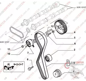 Комплект для замены ГРМ Citroen C5 0831 N0 KTB715 Комплект для замены ГРМ Citroen C5 0831 N0 KTB715