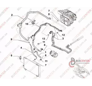 Трубки кондиционера (комплект) Fiat Scudo 1440080880 Трубки кондиционера (комплект) Fiat Scudo 1440080880