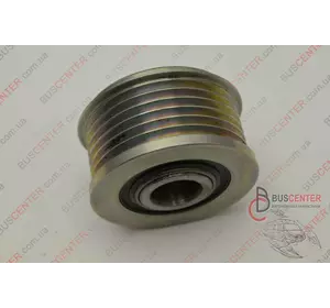 Шкив генератора демпферный 6 ручейковый Fiat Ducato 77362558 EVR55966 Шкив генератора демпферный 6 ручейковый Fiat Ducato 77362558 EVR55966
