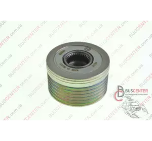 Шкив генератора демпферный 6 ручейковый Fiat Ducato 77363468 45023 Шкив генератора демпферный 6 ручейковый Fiat Ducato 77363468 45023