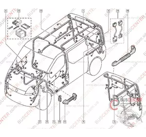 Кожух проводки задней двери левой/ правой (защита ) Renault Trafic 8200003820 Кожух проводки задней двери левой/ правой (защита ) Renault Trafic 8200003820