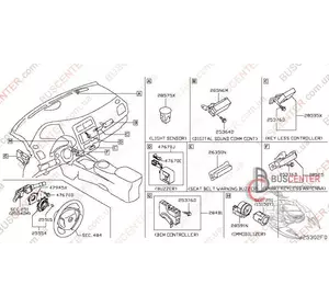 Электронный блок управления BCM (ЭБУ) Nissan Leaf 284B13NA0B 2111B-BN009 Электронный блок управления BCM (ЭБУ) Nissan Leaf 284B13NA0B 2111B-BN009