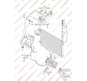 Трубка кондиционера Volkswagen Transporter 7E1816743A 7E1 816 743 A Трубка кондиционера Volkswagen Transporter 7E1816743A 7E1 816 743 A
