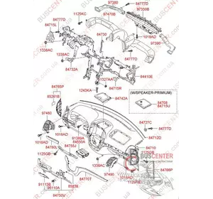 Воздуховод левый Hyundai Santa Fe 973902B000 97390-2B000 Воздуховод левый Hyundai Santa Fe 973902B000 97390-2B000