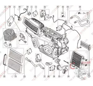 Корпус печки Renault Laguna 271200001R Корпус печки Renault Laguna 271200001R