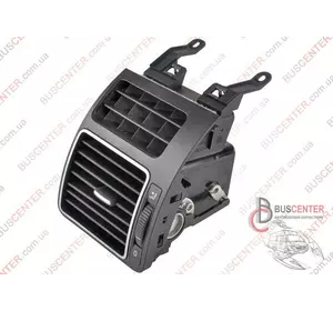 Дефлектор воздушный торпеды левый с накладкой (черный) Volkswagen Touran 1T0819703E Дефлектор воздушный торпеды левый с накладкой (черный) Volkswagen Touran 1T0819703E