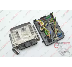 Электронный блок управления (ЭБУ) (комплект) (компьютер) Citroen Berlingo 9807885980 0281030546 Электронный блок управления (ЭБУ) (комплект) (компьютер) Citroen Berlingo 9807885980 0281030546