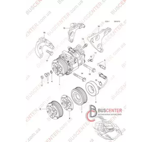 Компрессор кондиционера Opel Combo 24421642 Компрессор кондиционера Opel Combo 24421642