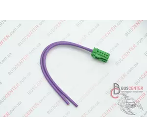 Разъём резистора вентилятора печки (контакты, фишка) Renault Megane 7701207718 R 62252 Разъём резистора вентилятора печки (контакты, фишка) Renault Megane 7701207718 R 62252