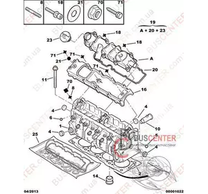 Заглушка двигателя D27 (пробка блока цилиндра "1 шт") Fiat Ducato 7903075019 02512 Заглушка двигателя D27 (пробка блока цилиндра "1 шт") Fiat Ducato 7903075019 02512