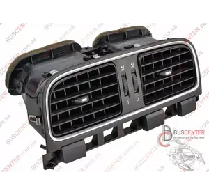 Дефлектор воздушный торпеды (центральный, двойной) Volkswagen Polo 6R0819728 Дефлектор воздушный торпеды (центральный, двойной) Volkswagen Polo 6R0819728