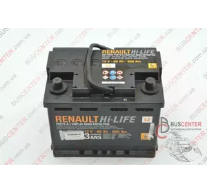Аккумулятор L2  60AH/600A Fiat Ducato 7711238597 Аккумулятор L2  60AH/600A Fiat Ducato 7711238597