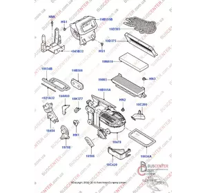 Корпус фильтра салона Ford Connect 5075638 7T1619865AC Корпус фильтра салона Ford Connect 5075638 7T1619865AC