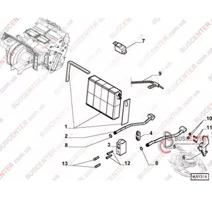 Расширительный клапан испарителя кондиционера Fiat Doblo 46722958 8UW351 239-411 Расширительный клапан испарителя кондиционера Fiat Doblo 46722958 8UW351 239-411
