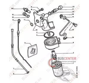 Корпус щупа уровня масла Peugeot J5 117148 Корпус щупа уровня масла Peugeot J5 117148