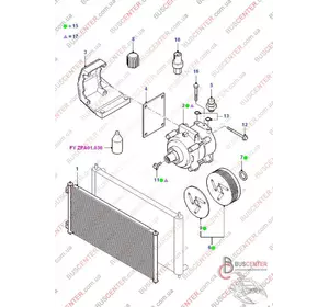 Компрессор кондиционера Ford Transit XS7H19D629AC Компрессор кондиционера Ford Transit XS7H19D629AC