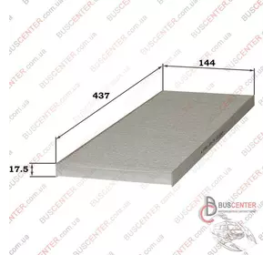 Фильтр салона Fiat Ducato 1312764080 AC14097 Фильтр салона Fiat Ducato 1312764080 AC14097