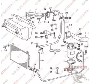 Трубка кондиционера Volkswagen Lt 2D0820730A Трубка кондиционера Volkswagen Lt 2D0820730A