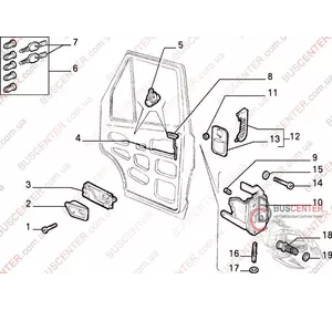Палец замка двери передней правой/ левой (штифт, зацеп, фиксатор) Peugeot J5 7750627 Палец замка двери передней правой/ левой (штифт, зацеп, фиксатор) Peugeot J5 7750627