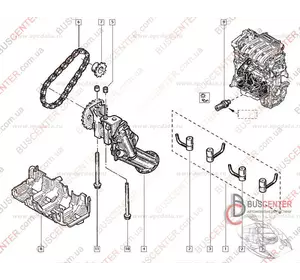 Привод масляного насоса (звёздочка, шестерня масляного насоса ) Renault Kangoo 8200397125 R 62145 Привод масляного насоса (звёздочка, шестерня масляного насоса ) Renault Kangoo 8200397125 R 62145