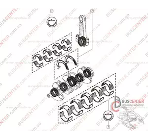 Дистанционная шайба коленвала STD Renault Master 7701462824 021AS20009 STD Дистанционная шайба коленвала STD Renault Master 7701462824 021AS20009 STD